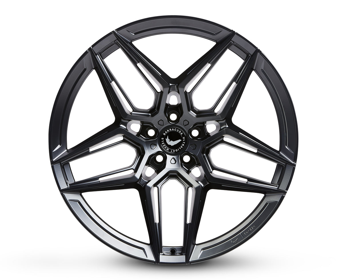 Barracuda Senzzo Alufelge 10x20 ET39 5x120 Mattblack Puresports