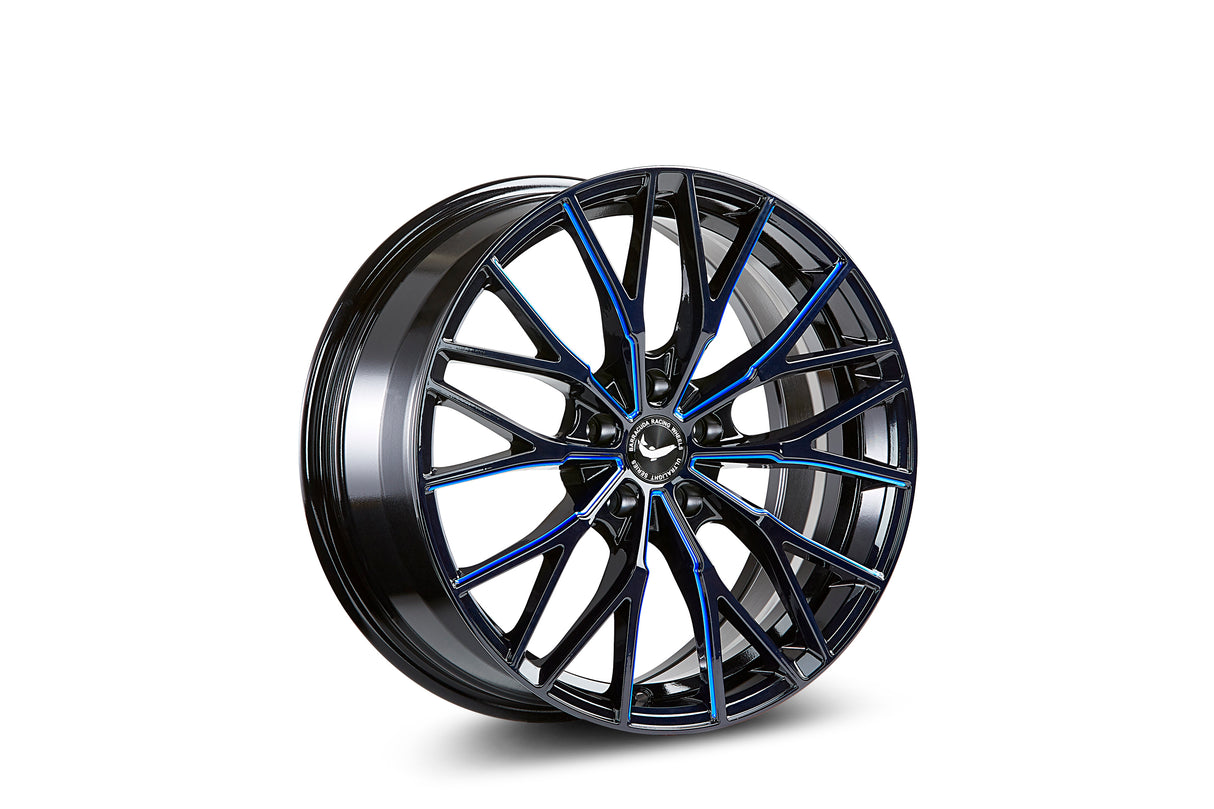 Barracuda Project 3.0 Alufelge 8,5x20 ET30 5x110 Black gloss Flashblue