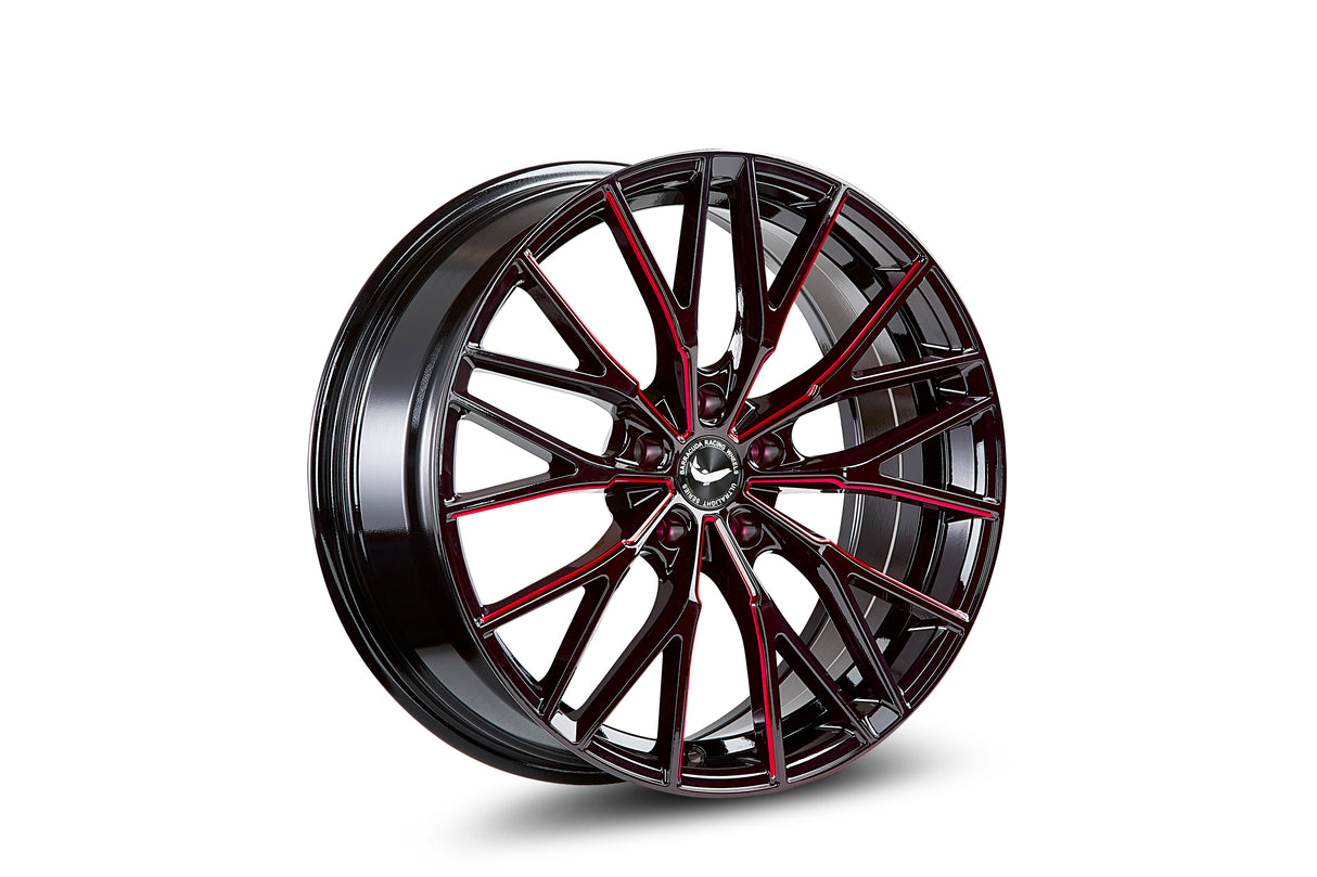 Barracuda Project 3.0 Alufelge 8,5x20 ET38 5x112 Black gloss Flashred