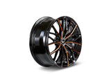 Barracuda Project 3.0 T8 Alufelge 8,5x18 ET40 5x108 Black gloss Flashorange