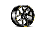 Barracuda Razzer Alufelge 9,5x21 ET33 5x114,3 Flash YELLOWGOLD Puresports gefräst
