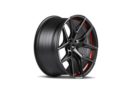 Barracuda Razzer Alufelge 9,5x21 ET25 5x112 Flash RED Puresports gefräst