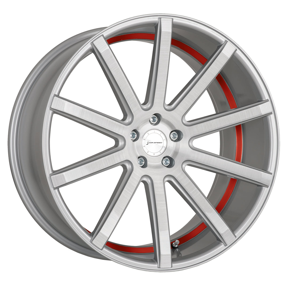 Corspeed Deville Alufelge 10,5x22 ET40 5x112 Silver-brushed-Surface
