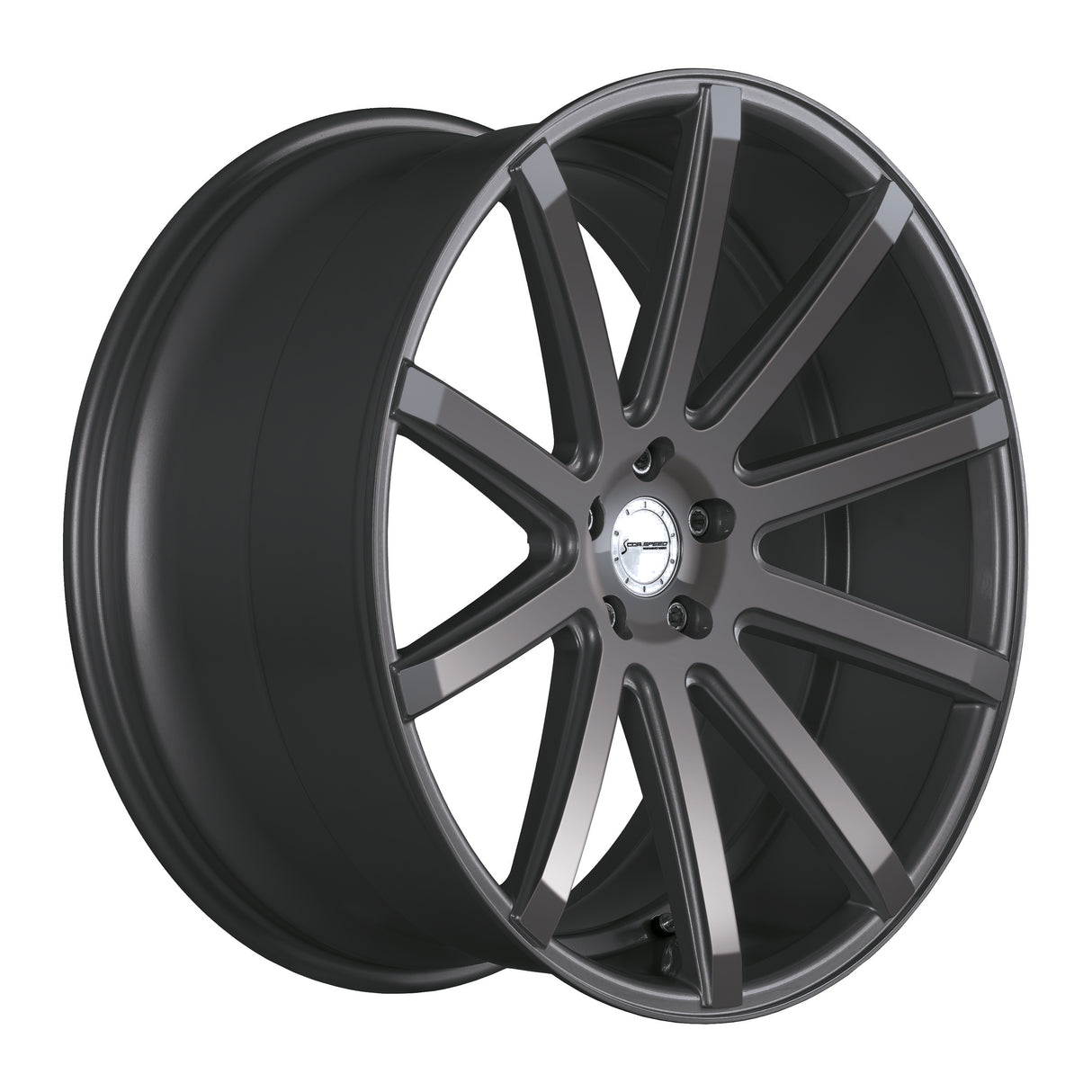 Corspeed Deville Alufelge 9x20 ET20 5x112 Gunmetal/ undercut Color Trim weiß