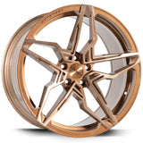 Corspeed Kharma Alufelge 8,5x19 ET43 5x112 Higloss-Bronze brushed Surface