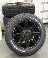 4x Felgen Dirt D88 8x18 ET48 5x118/130 + 4x Reifen Black Bear AT2 245/60R18