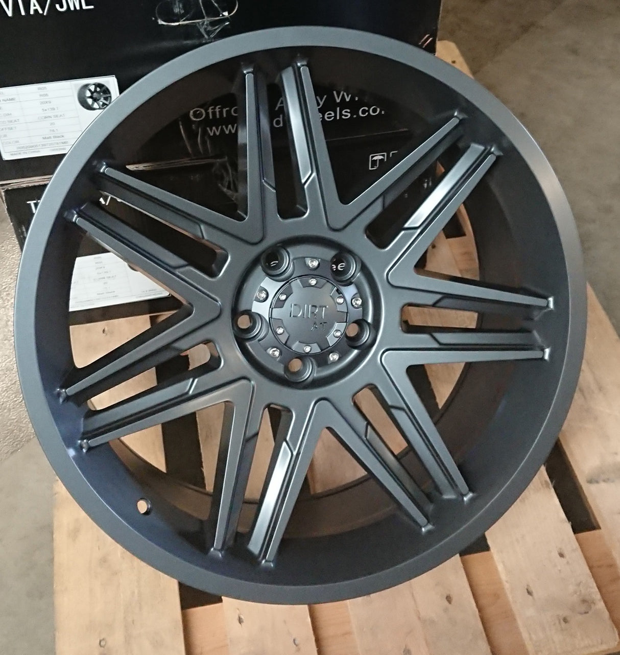 4x rims Dirt D62 9×18 ET25 