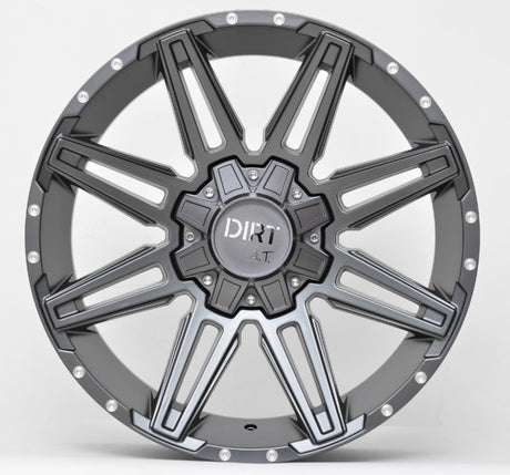 4x Felgen Dirt D88 9x20 ET25 6x135/139,7 + 4x Reifen Black Bear AT2 33x12,5x20