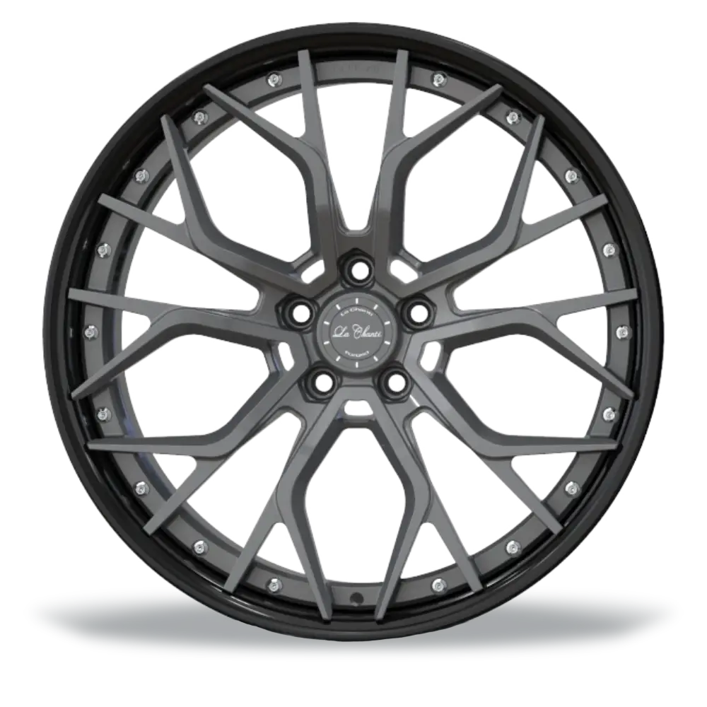 La Chanti LC-F2 11J x 20 Zoll 5x120 ET40 Machined Silver/Chrome LIP