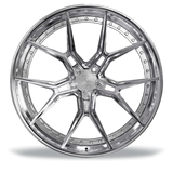 La Chanti LC-F28 11J x 22 Zoll 5x112 ET22 Brushed Face / Chrome LIP