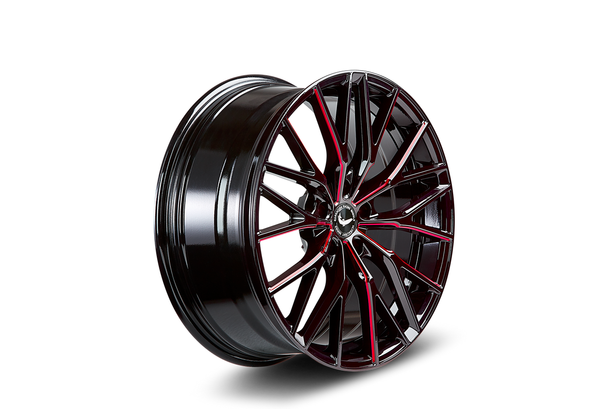 Barracuda Project 3.0 Alufelge 10x20 ET18 5x112 Mattblack Puresports gefräst