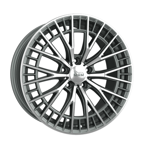 MAM GT2 Palladium Front Polish Alufelge 8x18 ET40 5x108/72.6