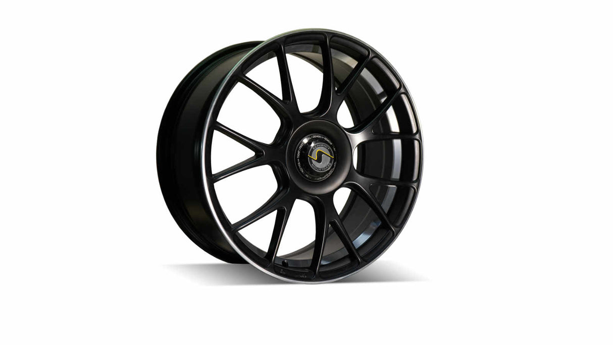 Schmidt Revolution Gambit Alufelge 8,5x19 ET23 4x108 SatinBlack Hornpoliert/Undercut