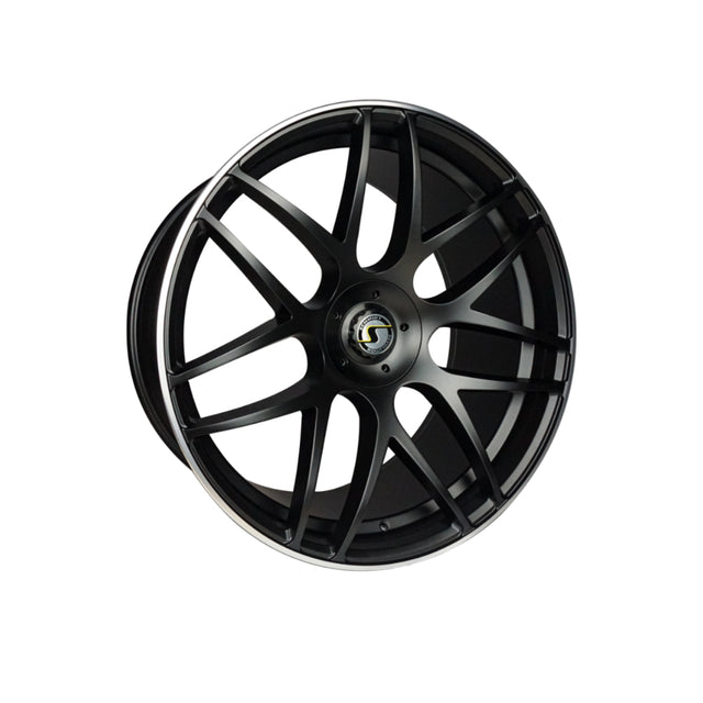 Schmidt Revolution Gambit Alufelge 10,5x24 ET18 5x120 SatinBlack Hornpoliert