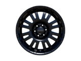 HOAW001 Alufelge 17x9 Schwarz Frontansicht