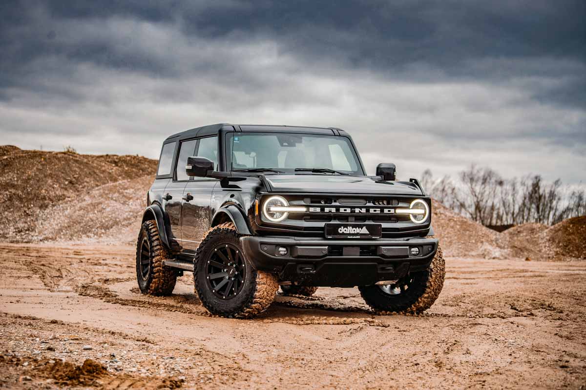 delta4x4 Hanma Alufelge 6x139,7 Schwarz Matt – Bronco