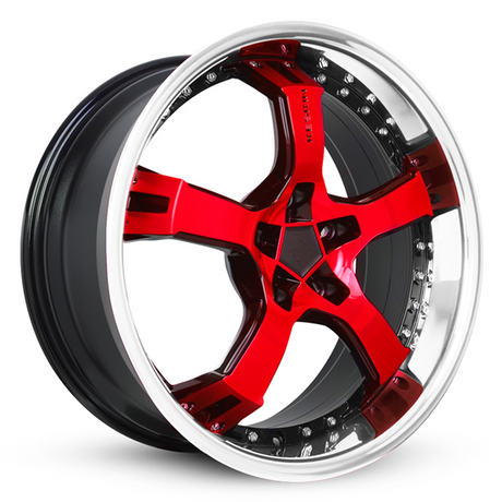 Keskin KT10 Humerus Candy Red Alufelge 8x17 ET45 5x114.3/72.6