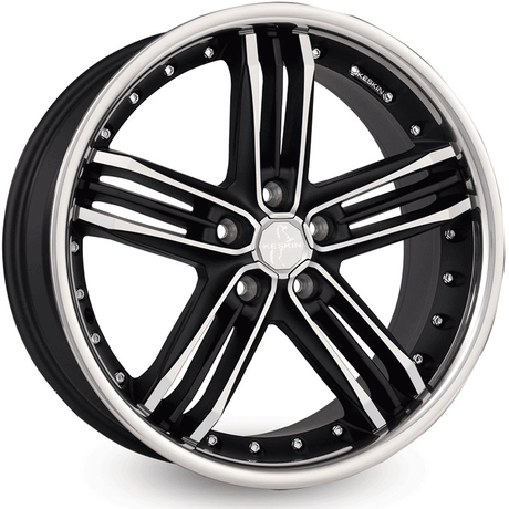 Keskin KT11 Matt Black Front Polish Sl Alufelge 9.5x18 ET30 5x112/66.5