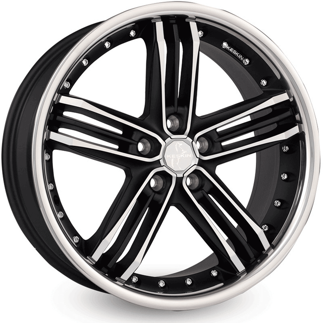 Keskin KT11 Matt Black Front Polish Sl Alufelge 8.5x20 ET30 5x120/72.6