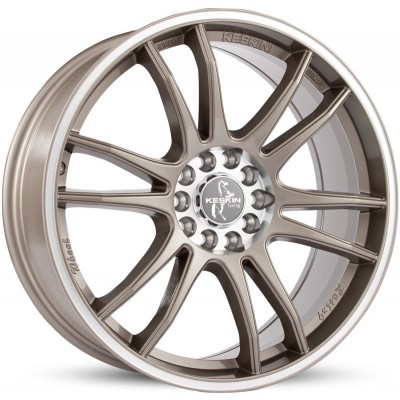 Keskin KT12 Racing Bronze Lip Polish Alufelge 8x18 ET45 5x108/5x114.3/72.6