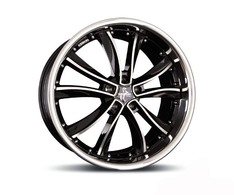 Keskin KT13 Black Front Polish Alufelge 8x18 ET42 5x114.3/72.6