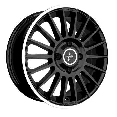 Keskin KT15 Speed Black Lip Polish Alufelge 7x16 ET20 4x108/65.1
