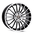 Keskin KT15 Speed Black Front Polish Alufelge 7x17 ET48 5x112/66.6