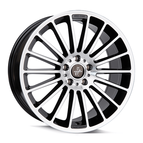 Keskin KT15 Speed Black Front Polish Alufelge 7x17 ET38 5x112/66.6