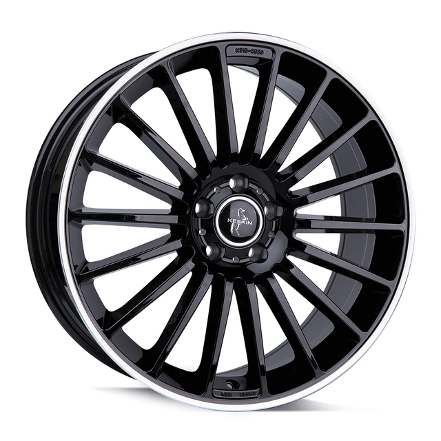 Keskin KT15 Speed Black Lip Polish Alufelge 7x17 ET40 5x114.3/72.6
