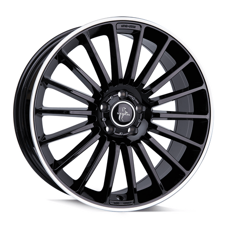 Keskin KT15 Speed Black Lip Polish Alufelge 8.5x20 ET45 5x112/66.6