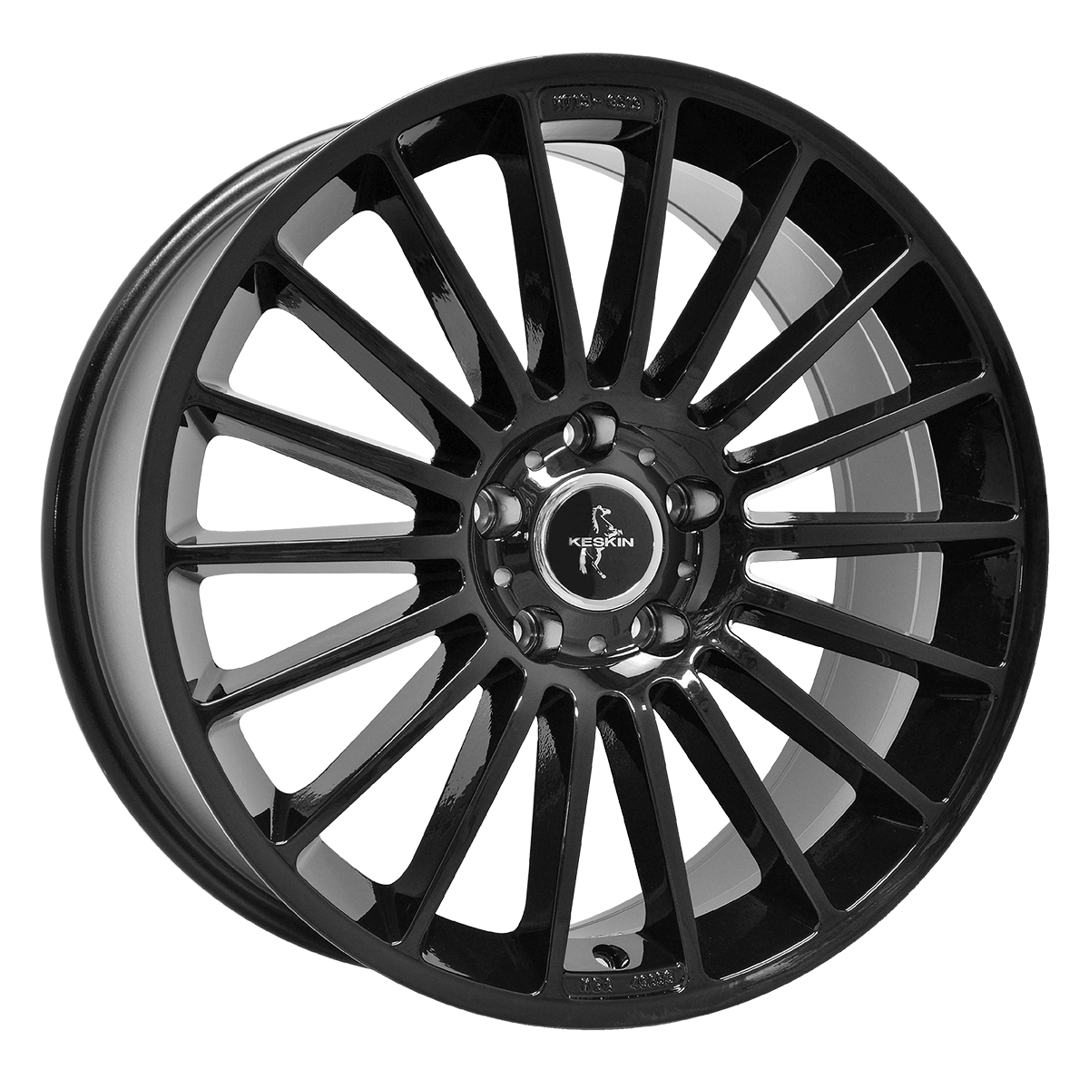 Keskin KT15 Speed Black Painted Alufelge 8.5x20 ET42 5x112/66.6
