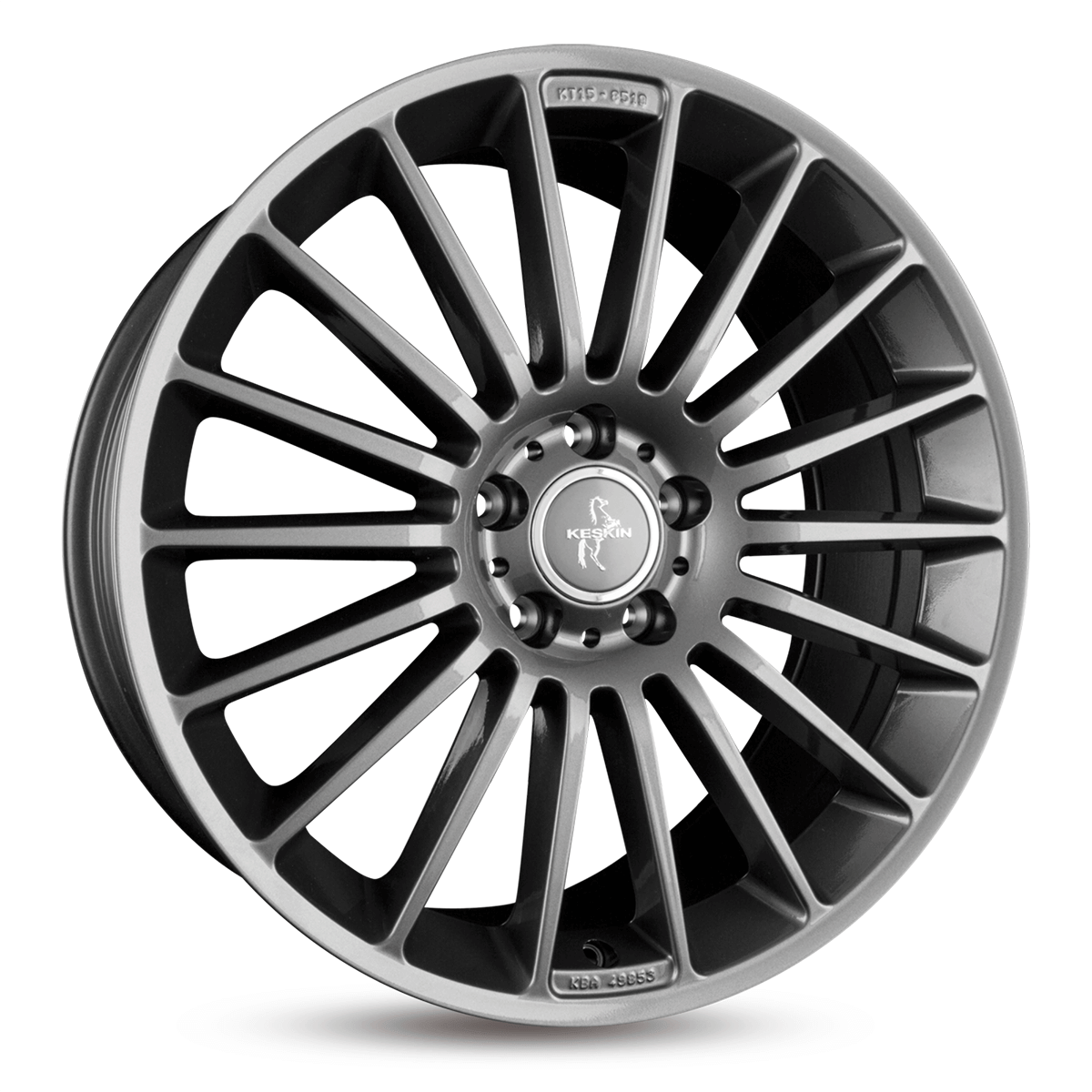 Keskin KT15 Speed Palladium Painted Alufelge 7x16 ET40 5x114.3/72.6