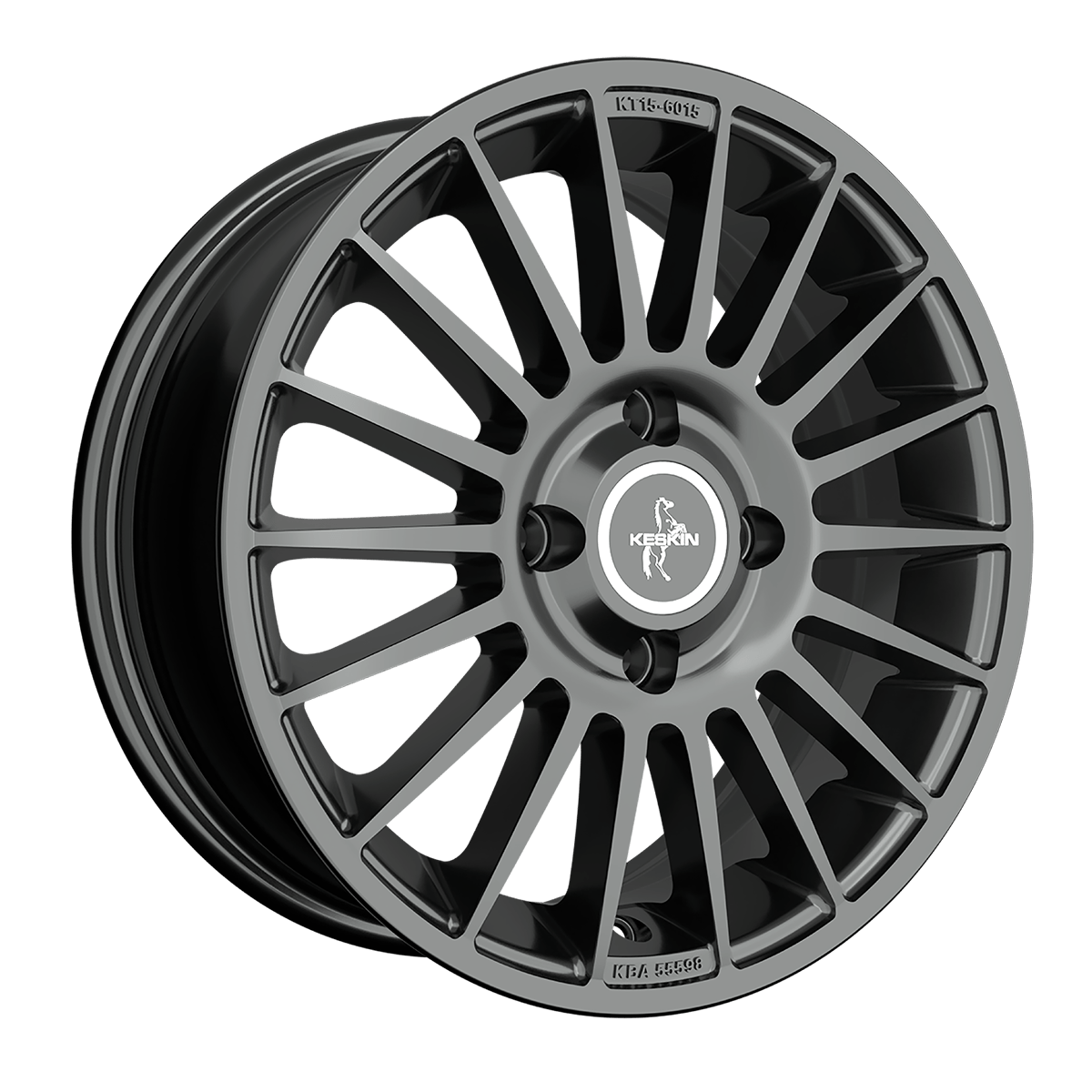 Keskin KT15 Speed Palladium Painted Alufelge 6x15 ET38 4x108/63.4
