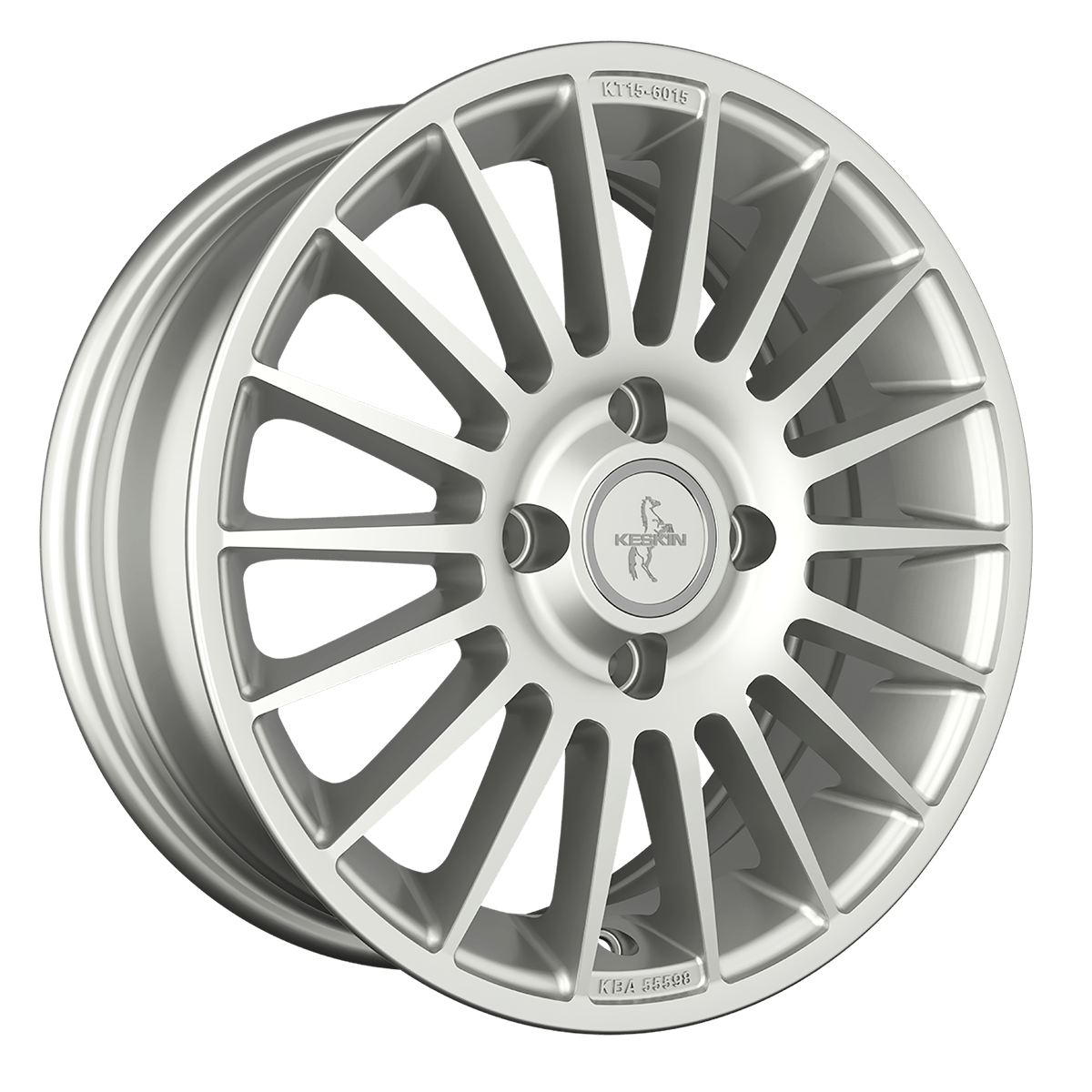 Keskin KT15 Speed Silver Painted Alufelge 6x15 ET35 4x98/58.1