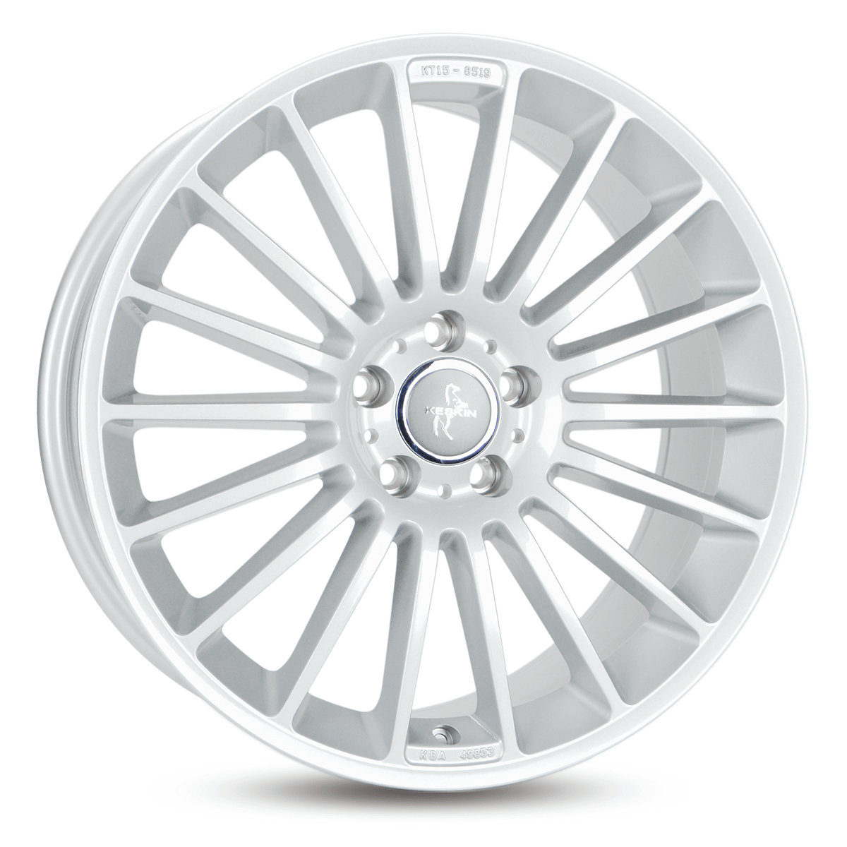 Keskin KT15 Speed Silver Painted Alufelge 7x17 ET40 5x114.3/72.6