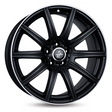 Keskin KT16 Dynamic Matt Black Lip Polish Alufelge 8x18 ET30 5x112/66.6