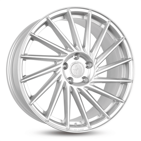 Keskin KT17 Hurricane Crystal Silver Alufelge 10x22 ET40 5x120/72.6