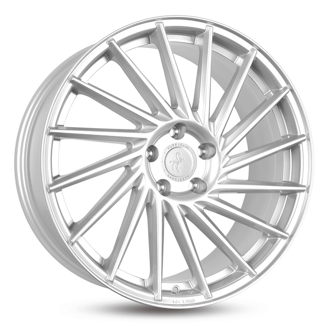 Keskin KT17 Hurricane Crystal Silver Alufelge 10x22 ET40 5x120/72.6