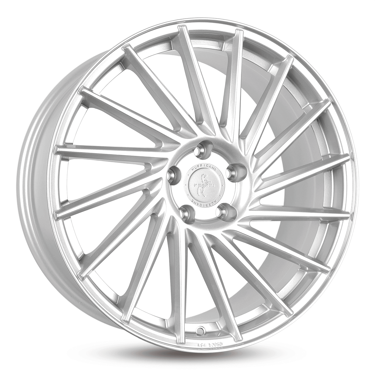 Keskin KT17 Hurricane Crystal Silver Alufelge 10x22 ET20 5x112/66.6