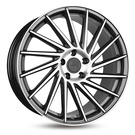 Keskin KT17 Hurricane Palladium Front Polish Alufelge 8.5x19 ET35 5x120/72.6