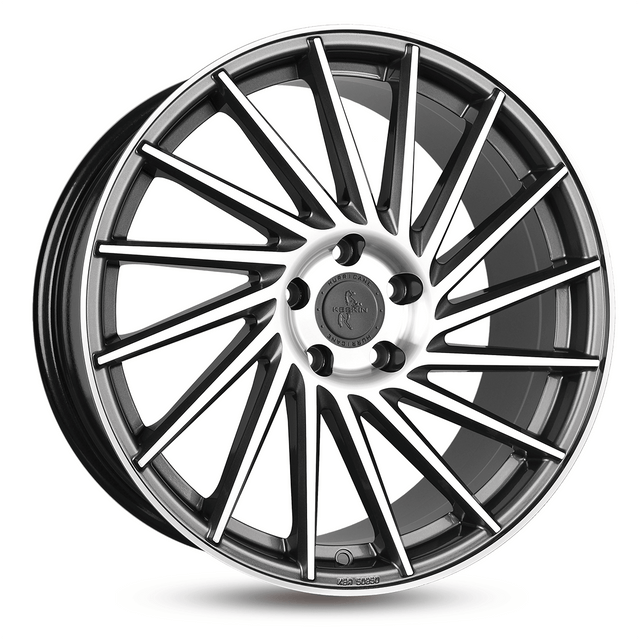 Keskin KT17 Hurricane Palladium Front Polish Alufelge 8.5x19 ET40 5x114.3/72.6