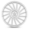Keskin KT17 Hurricane Silver Painted Alufelge 8x18 ET45 5x112/72.6