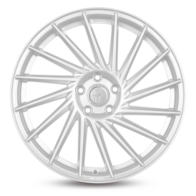 Keskin KT17 Hurricane Silver Painted Alufelge 8x18 ET45 5x108/72.6