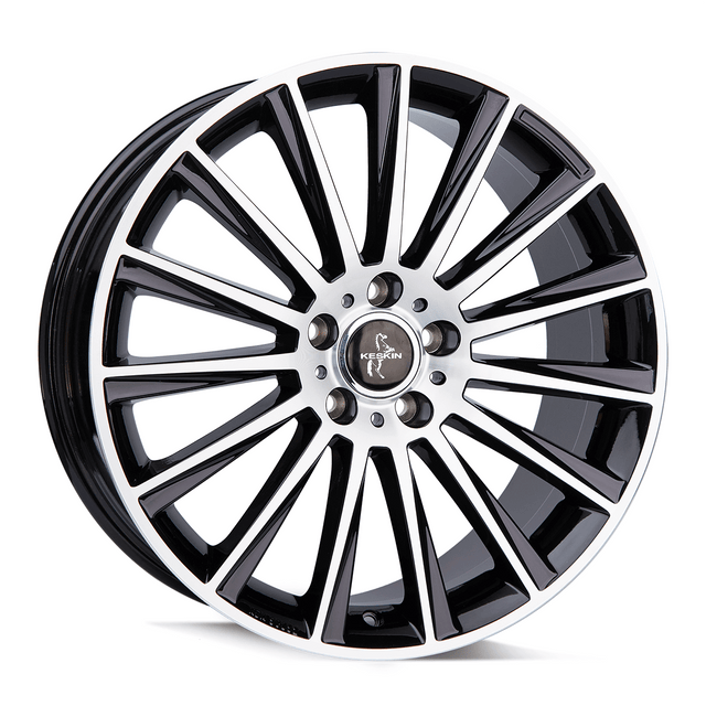 Keskin KT18 Turbo Black Front Polish Alufelge 10x22 ET40 5x120/74.1