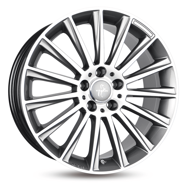 Keskin KT18 Turbo Palladium Front Polish Alufelge 8.5x20 ET30 5x120/72.6
