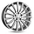 Keskin KT18 Turbo Palladium Front Polish Alufelge 10x22 ET40 5x130/84.1