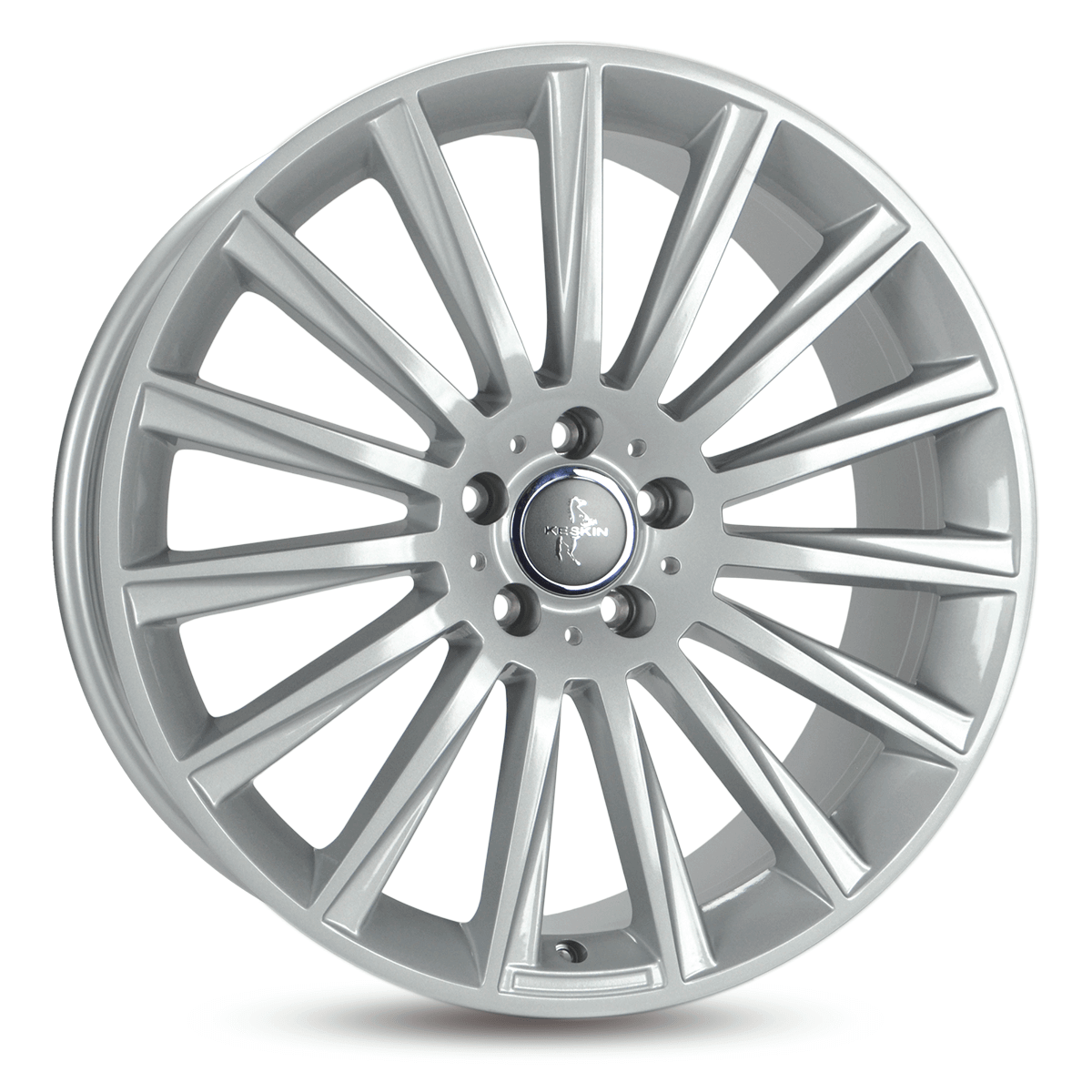 Keskin KT18 Turbo Silver Painted Alufelge 8.5x19 ET30 5x112/72.6