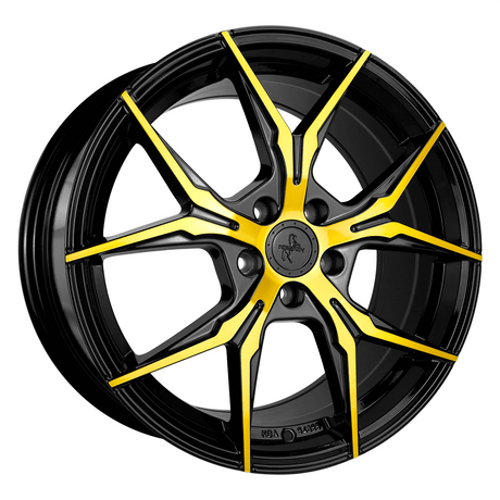 Keskin KT19N Black Front Gold Alufelge 8.5x19 ET45 5x112/72.6