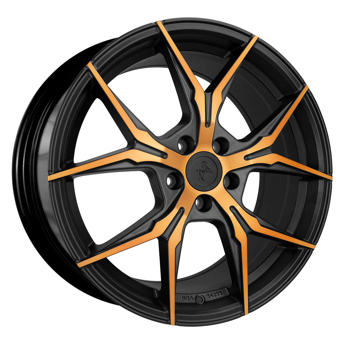 Keskin KT19N Matt Black Front Copper Alufelge 8.5x19 ET40 5x114.3/72.6