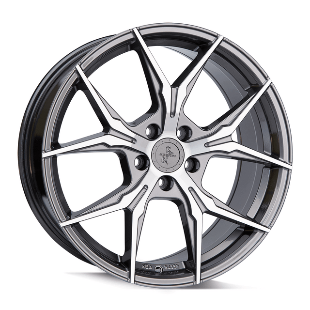 Keskin KT19N Palladium Front Polish Alufelge 8.5x19 ET45 5x108/72.6